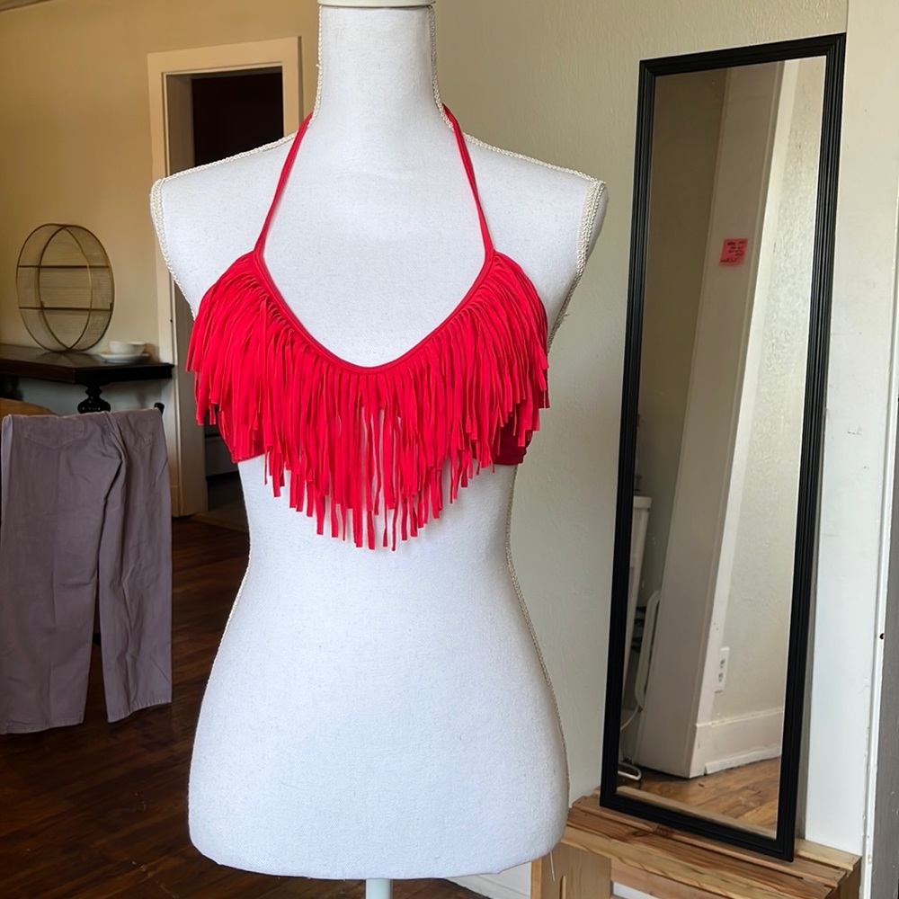 Body glove halter tie bikini top